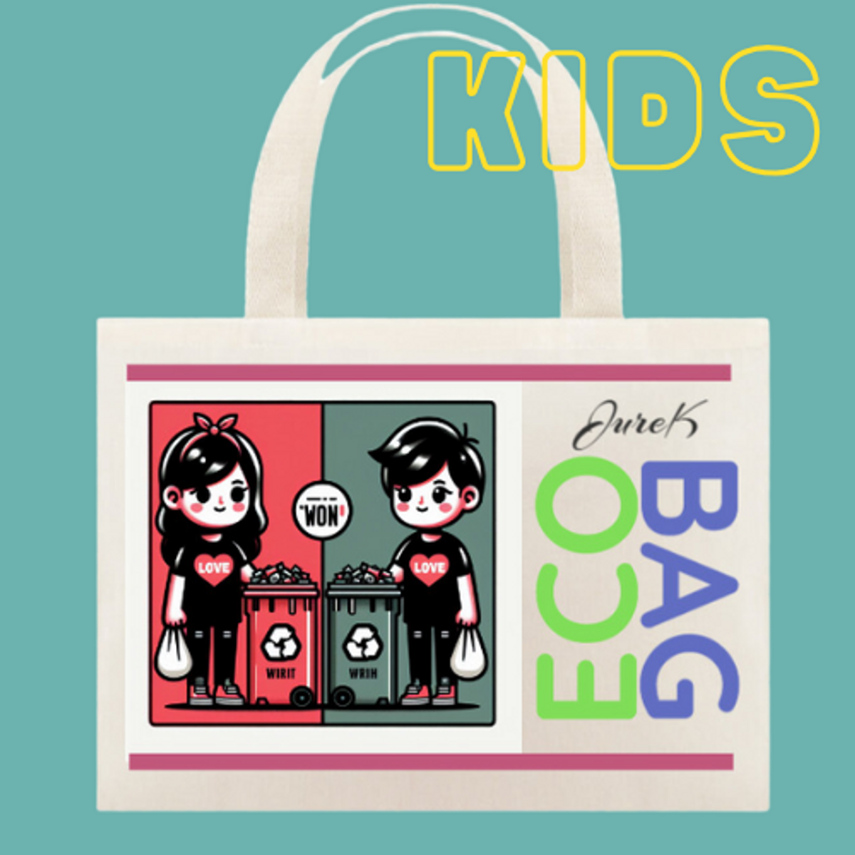 Nome do produto: Eco Bag Jurek Kids