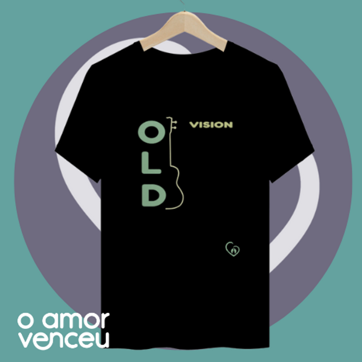 Nome do produto: Camiseta Plus Size Old Vision Canções