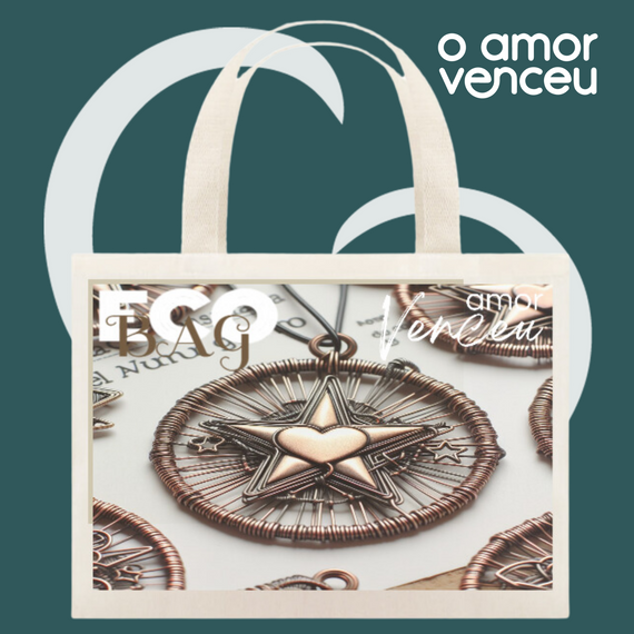 Eco Bag Grande Amor Venceu Artesanatos