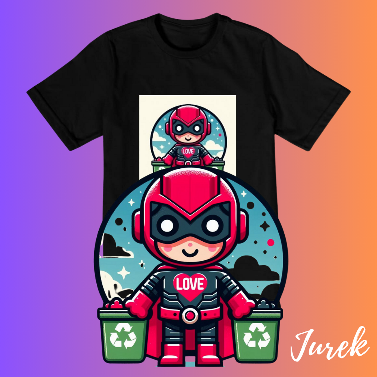 Nome do produto: Camiseta Infantil Jurek Ação