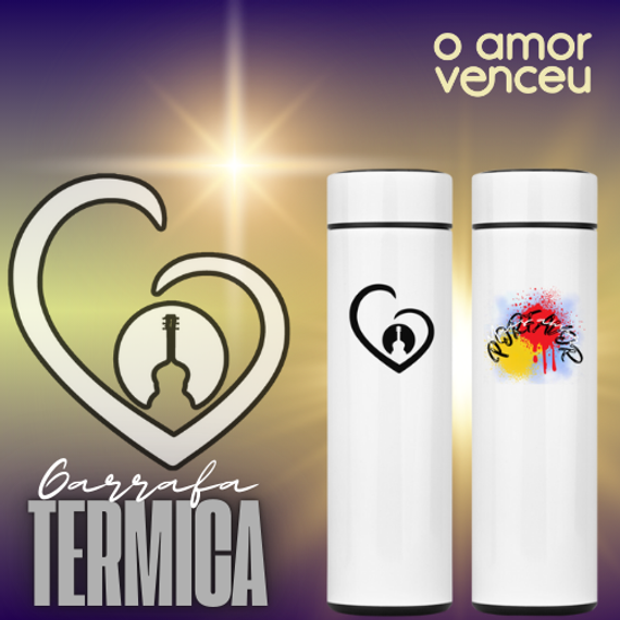 Garrafa Térmica Mais Amor Por Favor