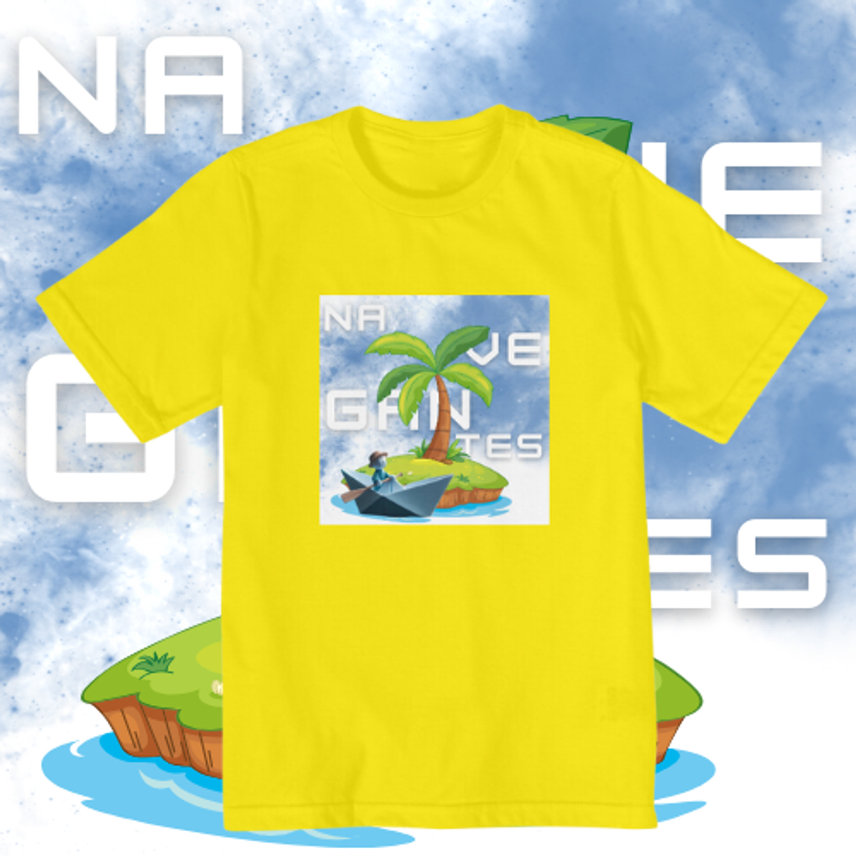 Nome do produto: Camiseta Quality Infantil Navegantes Destino