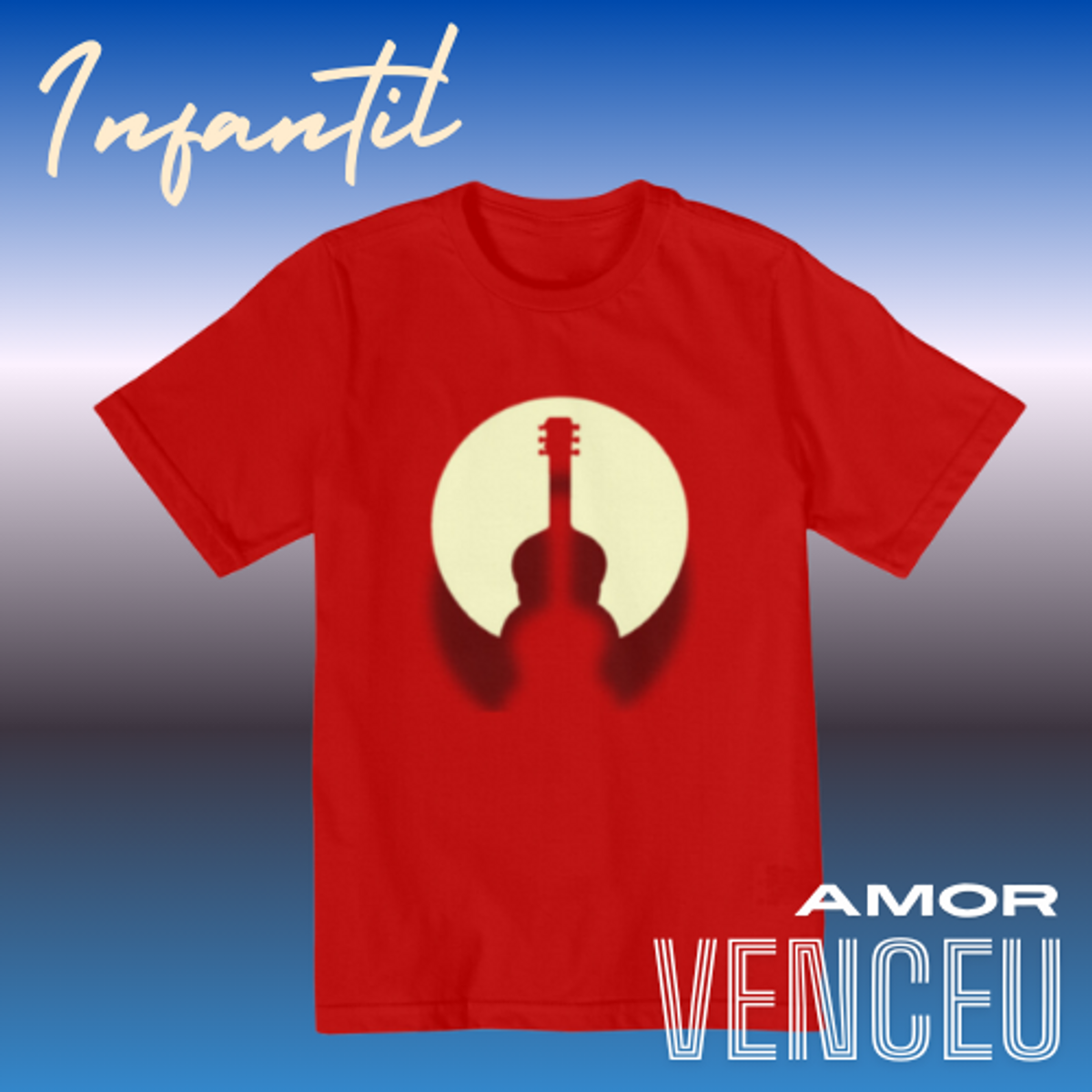 Nome do produto: Camiseta Quality Infantil Amor Profundo