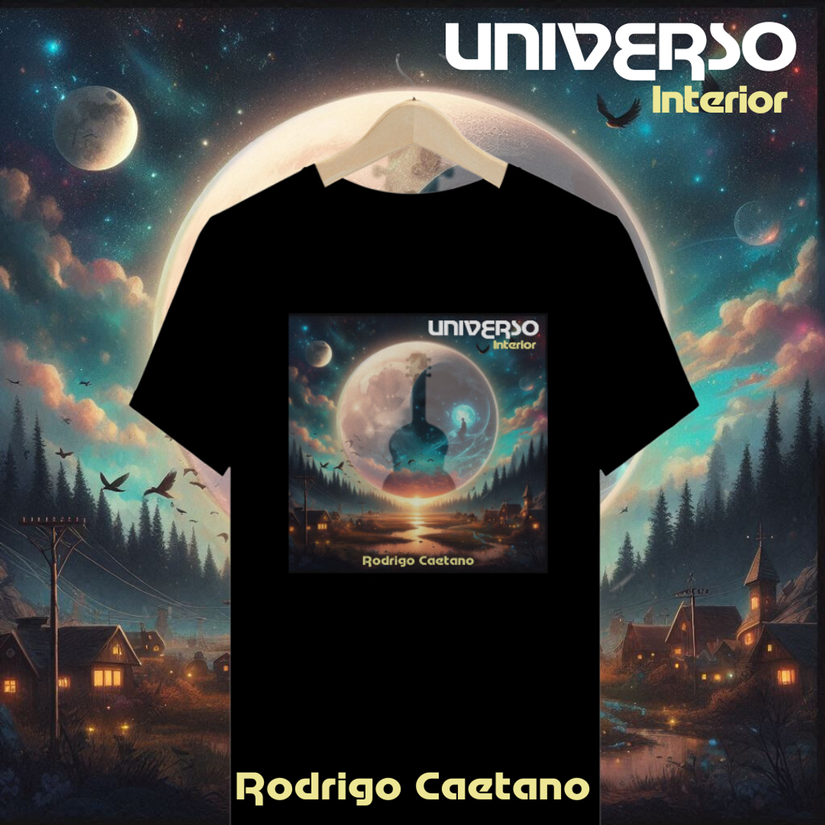 Nome do produto: Camiseta Quality Universo Interior Capa