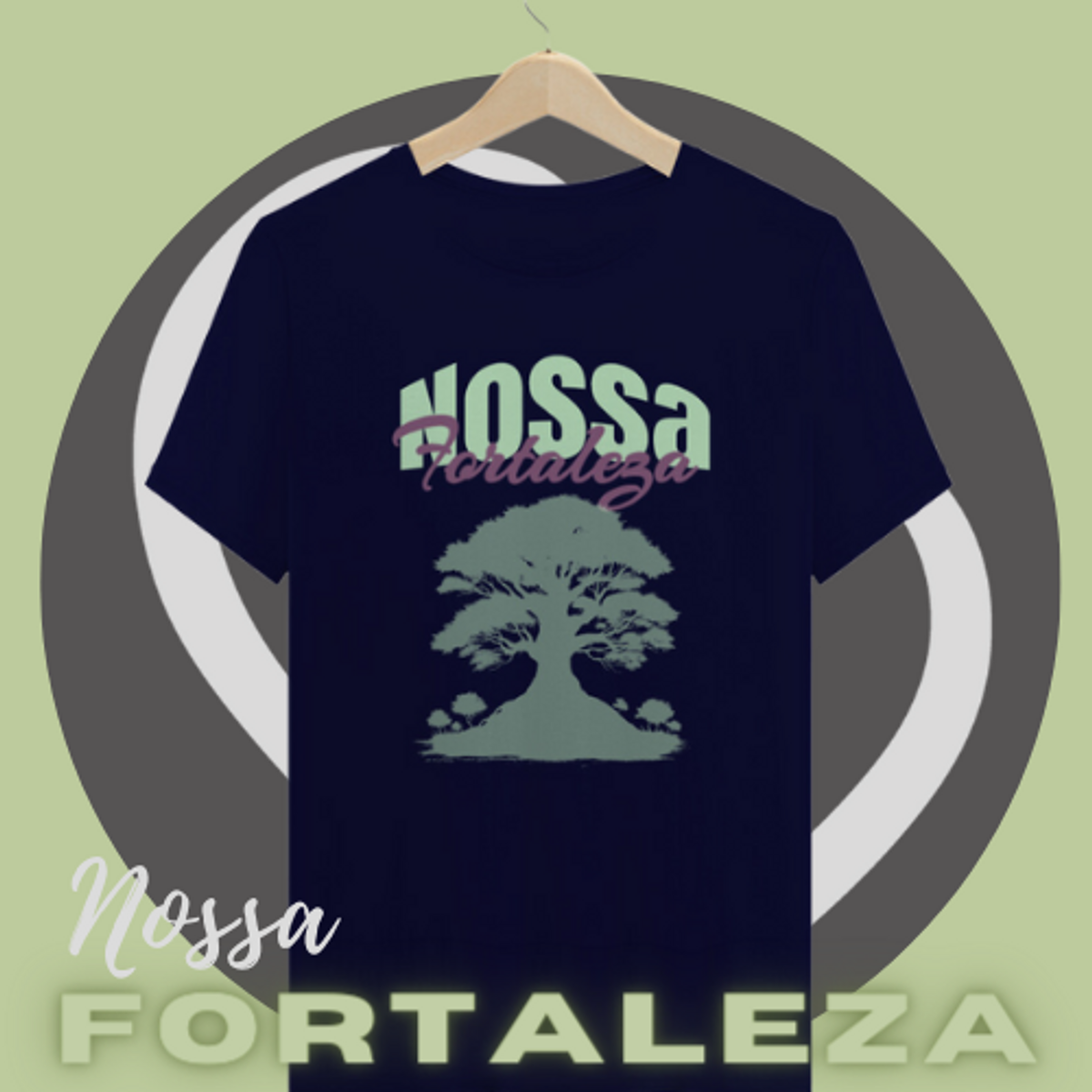 Nome do produto: Camiseta Plus Size Nossa Fortaleza (Promoção)