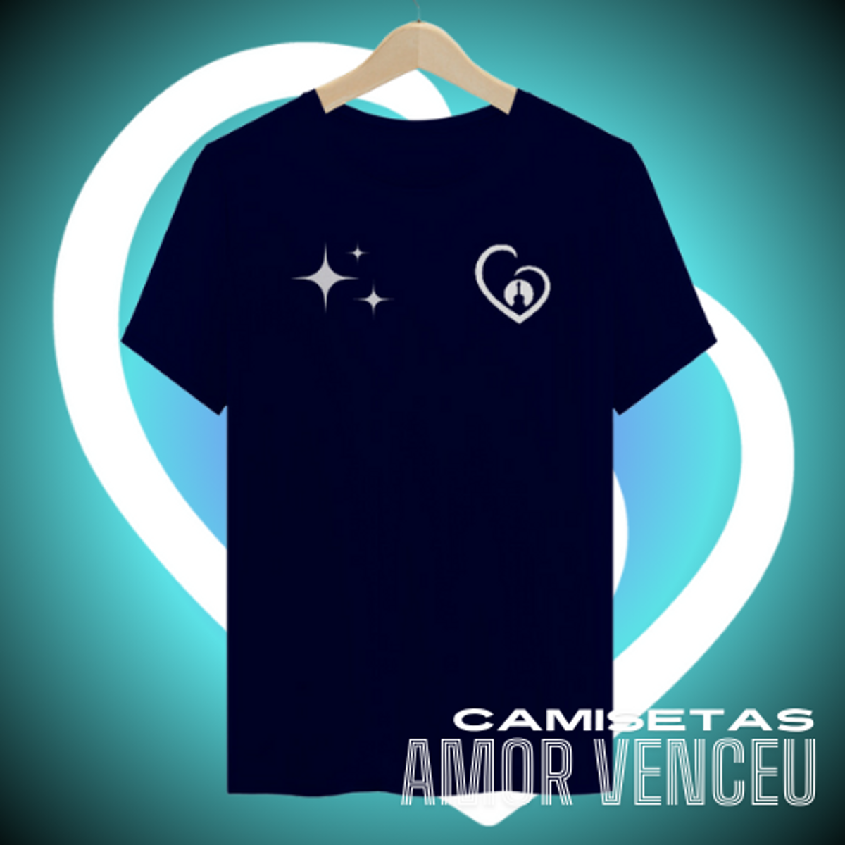 Nome do produto: Camiseta Quality Amor Venceu Futebol Clube