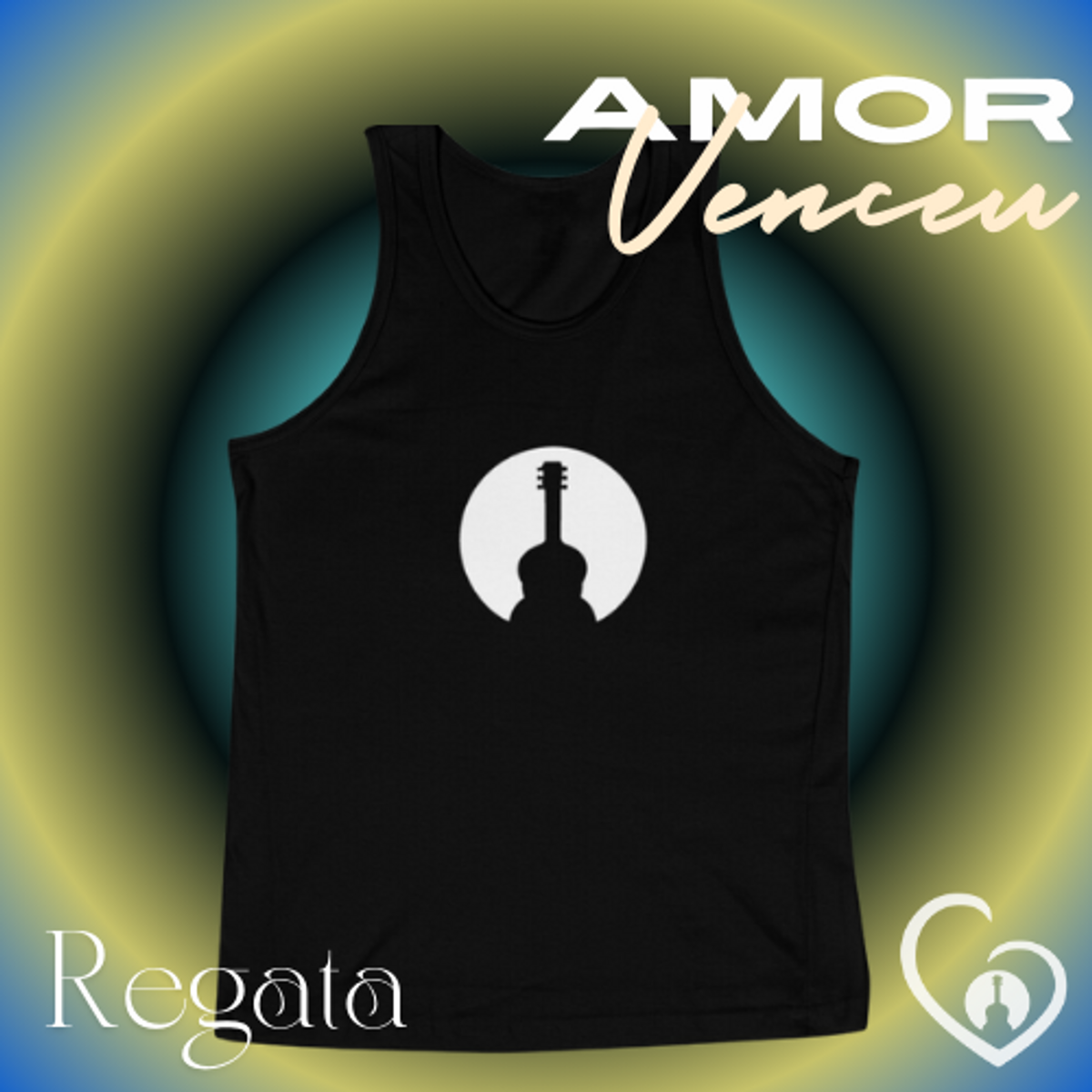 Nome do produto: Regata Masculina Clássica Amor Interno