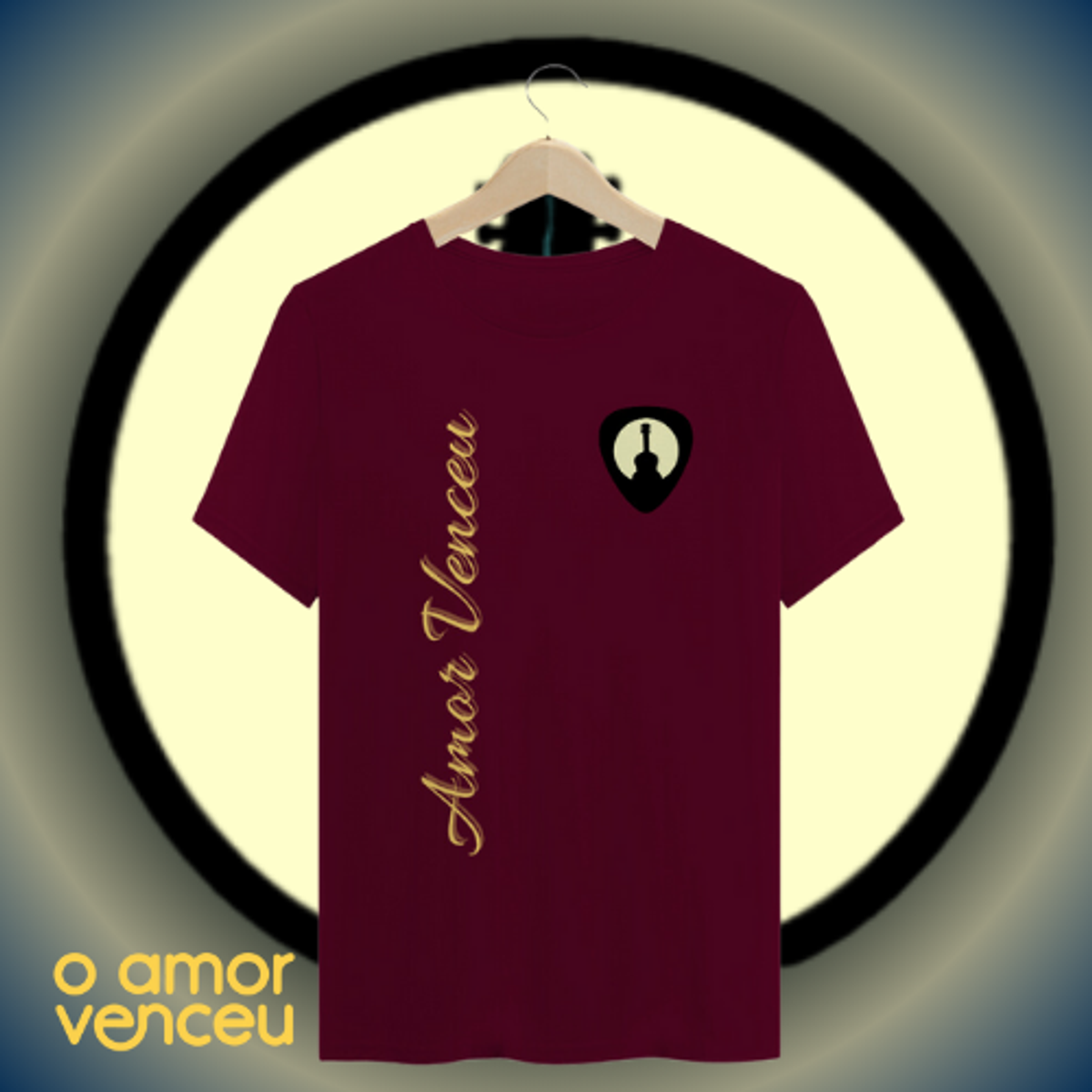 Nome do produto: Camiseta Quality Amor Venceu