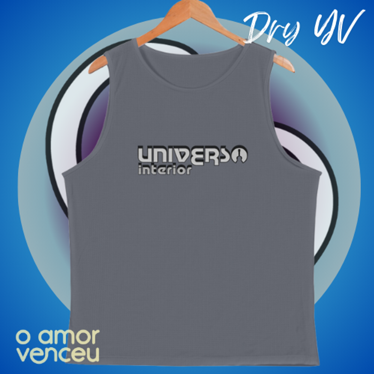 Nome do produto: Regata Masculina Sporty Dry UV Universo Interior