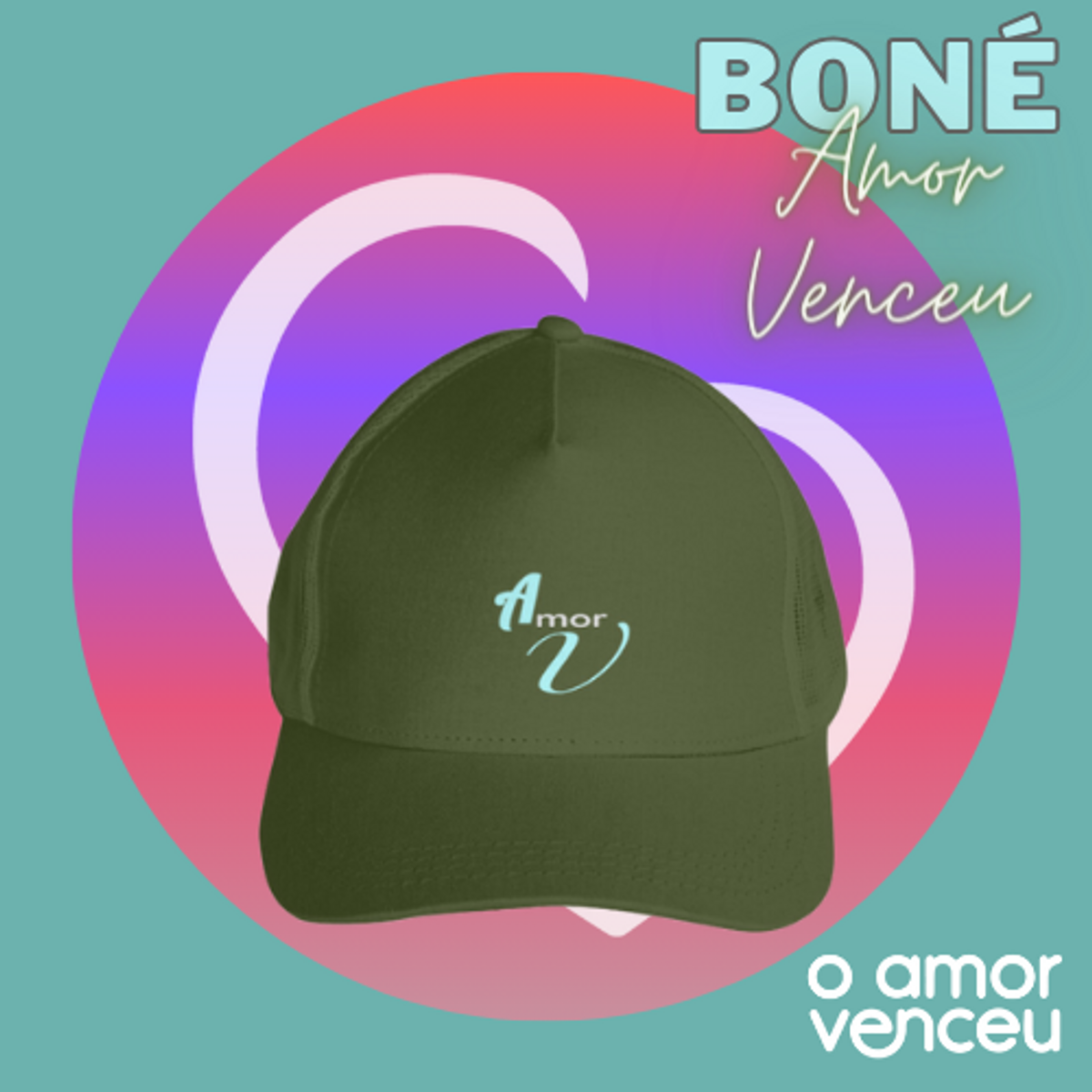 Nome do produto: Boné Prime Confort Amor V
