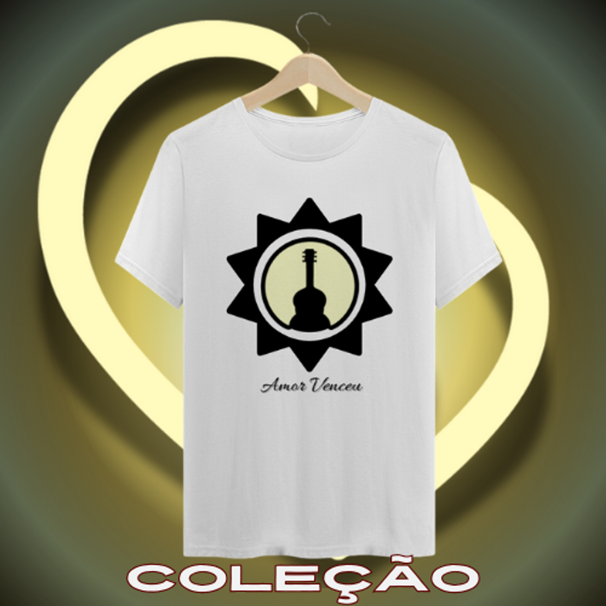 Nome do produto: Camiseta Quality Amor Venceu Foco