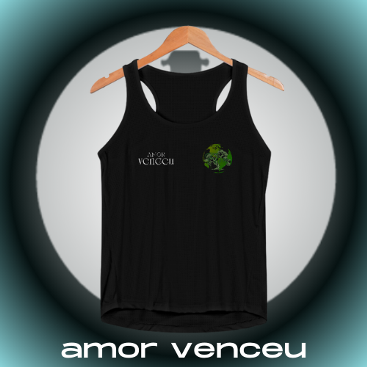 Nome do produto: Regata Feminina Sport Dry UV Amor Verde