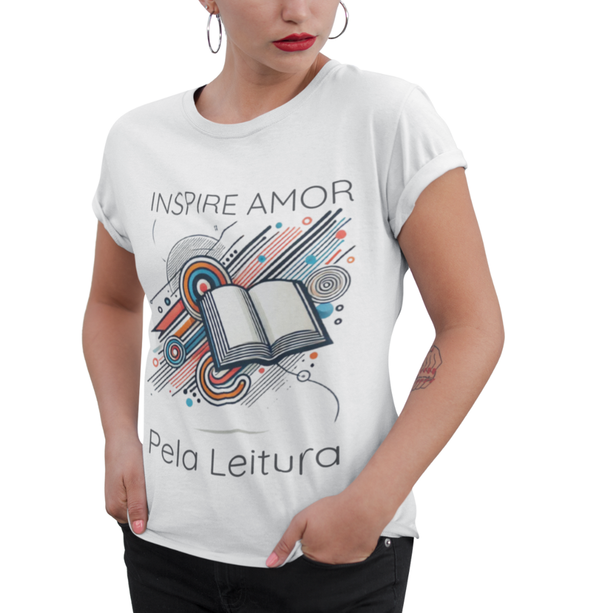 Nome do produto: Camiseta Inspire Amor Pela Leitura