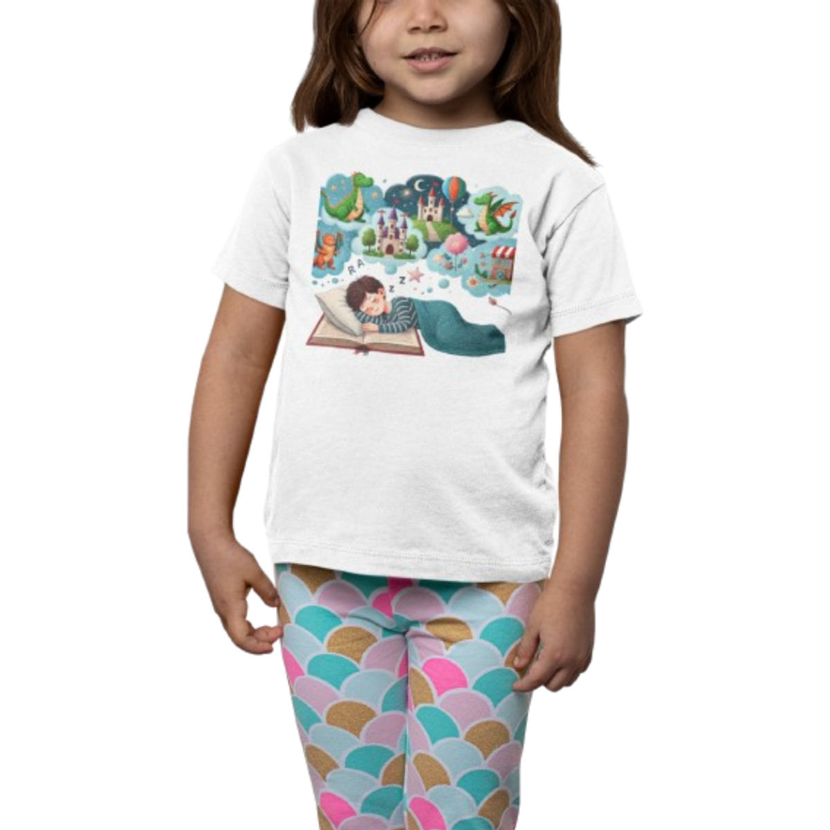 Nome do produto: Camiseta Infantil Sonho Literário