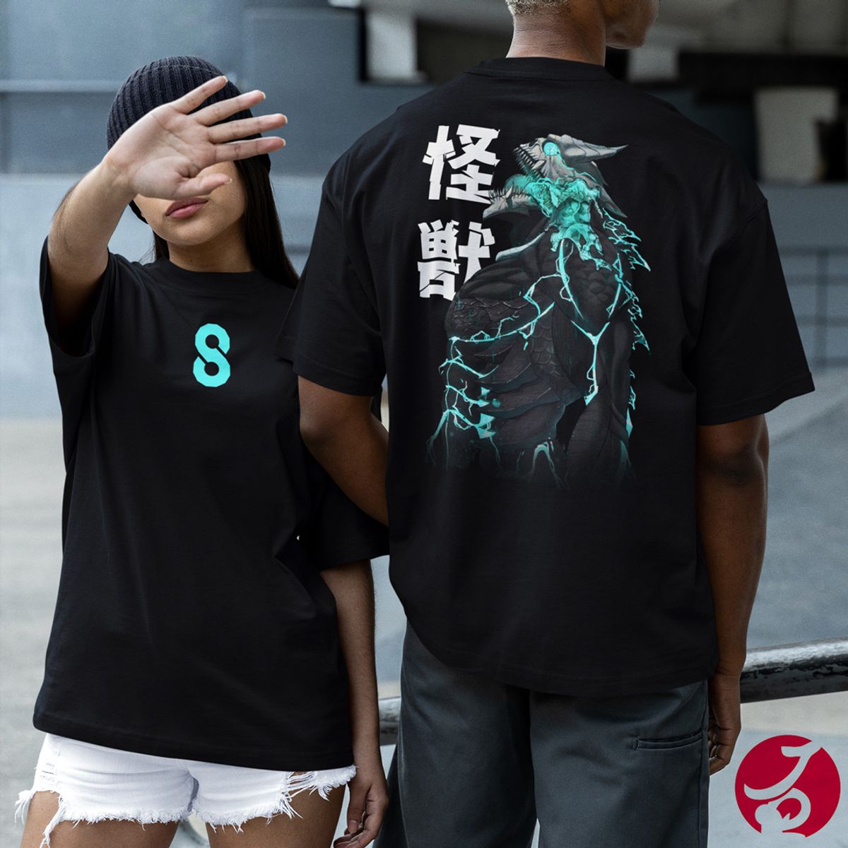 Nome do produto: Camiseta Oversized - Kaiju no. 8