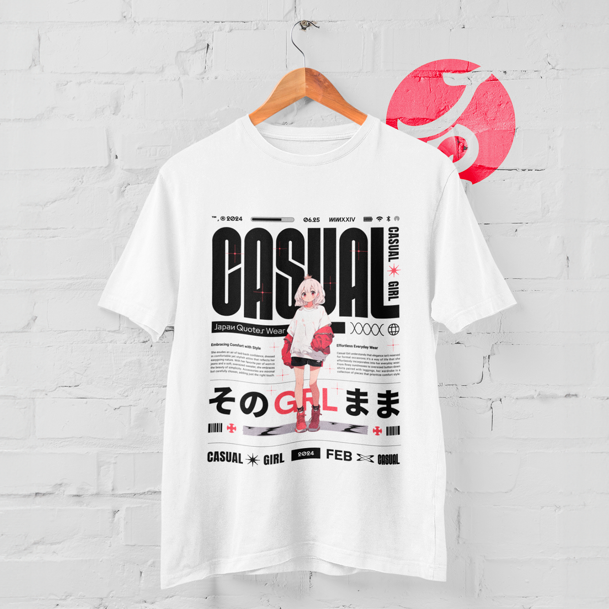 Nome do produto: Camiseta - Casual Girl