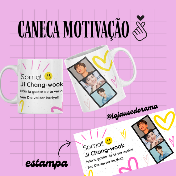 Caneca Motivação Ji Chang-wook