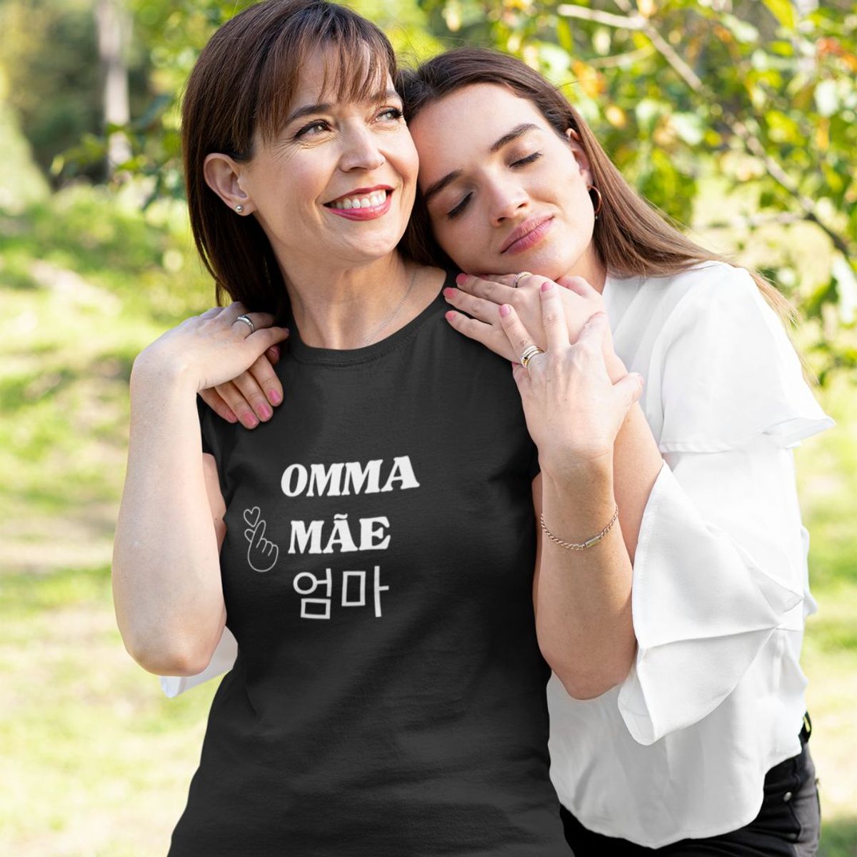 Nome do produto: T-Shirt OMMA (Mãe em Coreano) 
