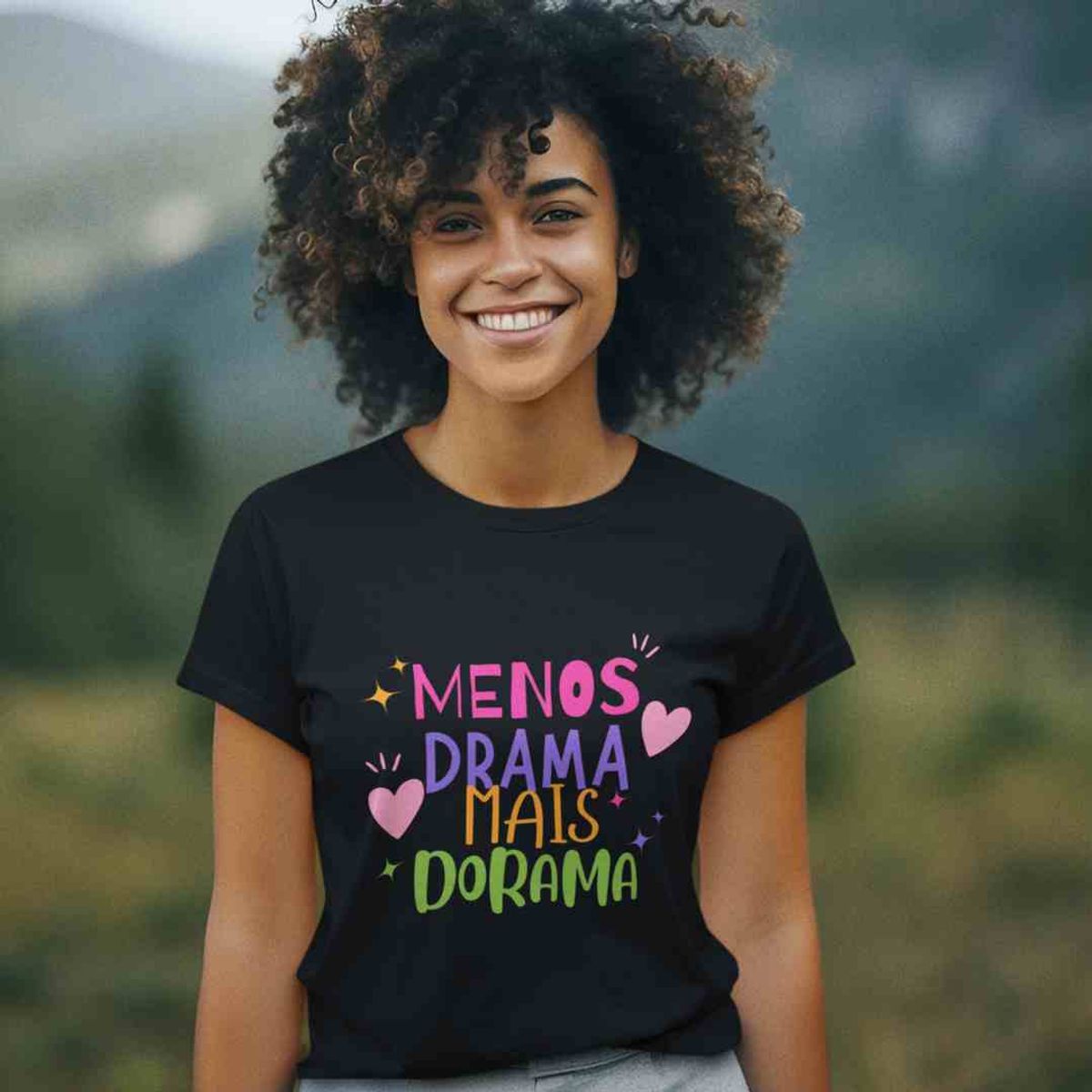 Nome do produto: T-Shirt Menos Drama 