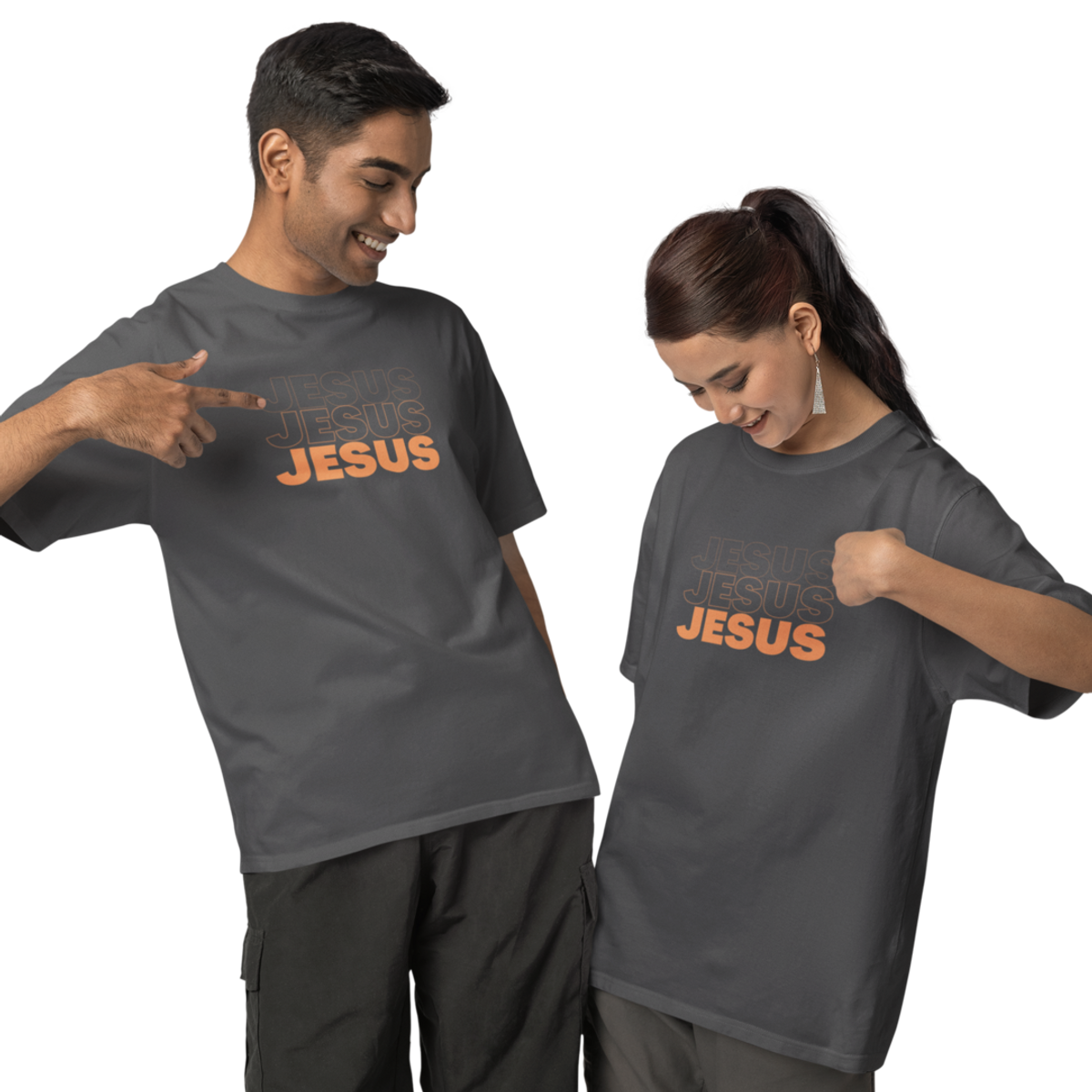 Nome do produto: Camiseta Cristã Estonada - Jesus