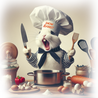 Nome do produtoSnow Rabbit Chef de Cozinha-  Camiseta CLÁSSICA Infantil