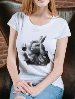 Camiseta Adulto Classic -  Feminina - Snow Rabbit Somellier