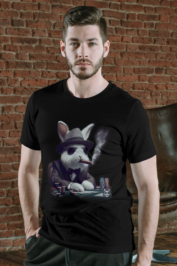 Camiseta Adulto Snow Rabbit - Poker