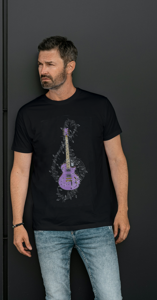 Nome do produto: Camiseta Classic Adulto Unissex - Guitarra