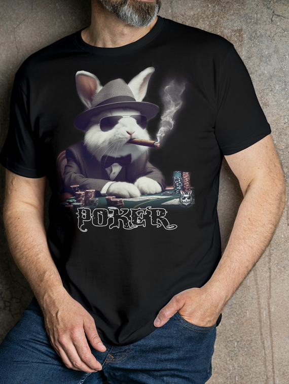 Camiseta Adulto Classic - Snow Rabbit Poker