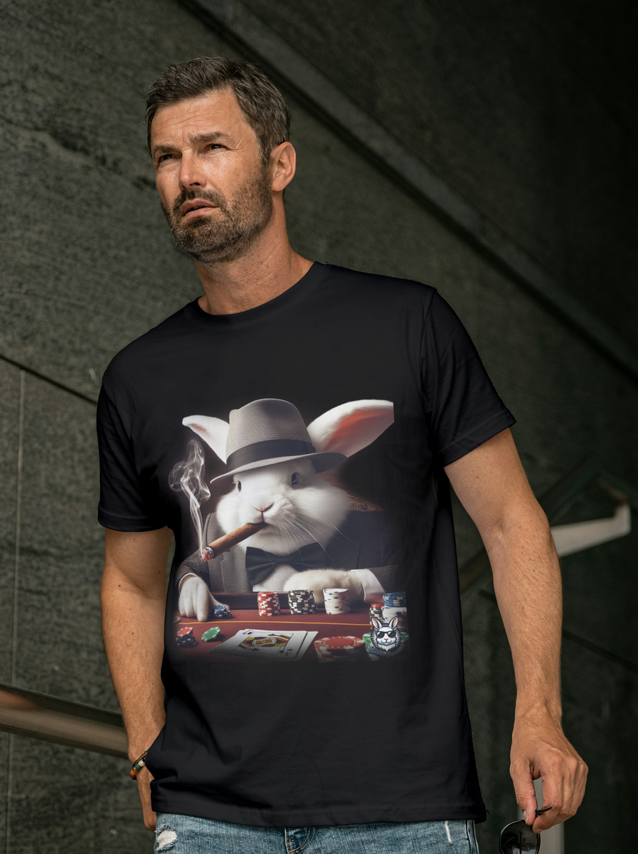 Nome do produto: Camiseta adulto Classic Snow Rabbit - Poker