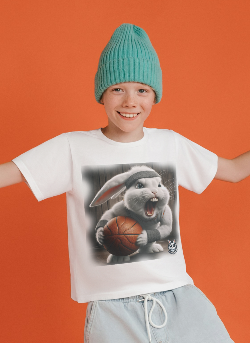 Nome do produto: Snow Rabbit Astro do Basquete - Camiseta Clássica Infantil