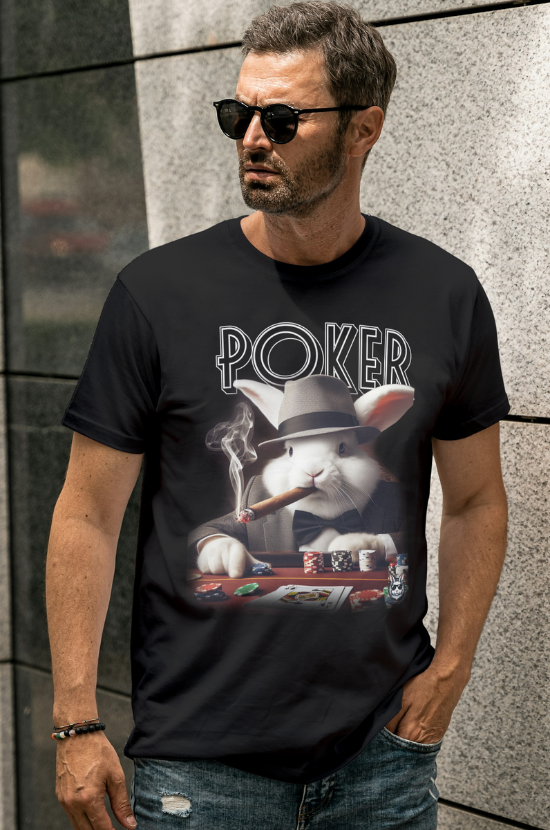 Nome do produto: Camiseta Adulto Classic - Snow Rabbit Poker
