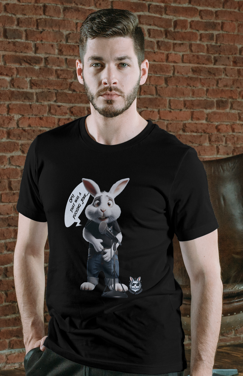 Nome do produto: Snow Rabbit Humorista - Camiseta Clássica Adulto 