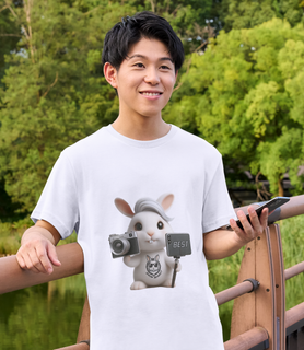 Snow Rabbit  Influencer - Camiseta Clássica   Adulto