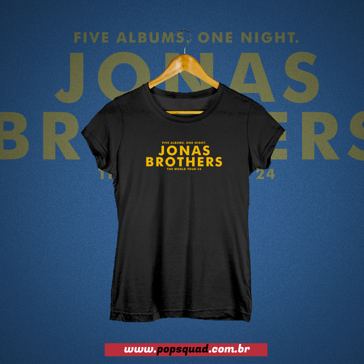 Nome do produto: Babylook Jonas Brothers Tour 24