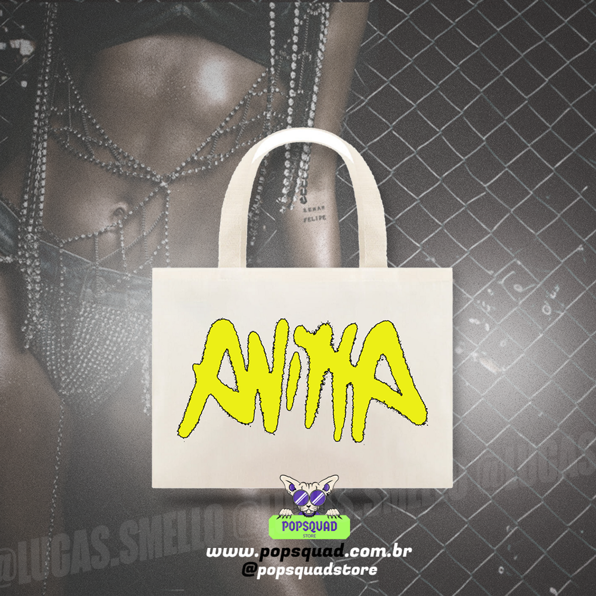 Nome do produto: Ecobag Anitta Funk Generation