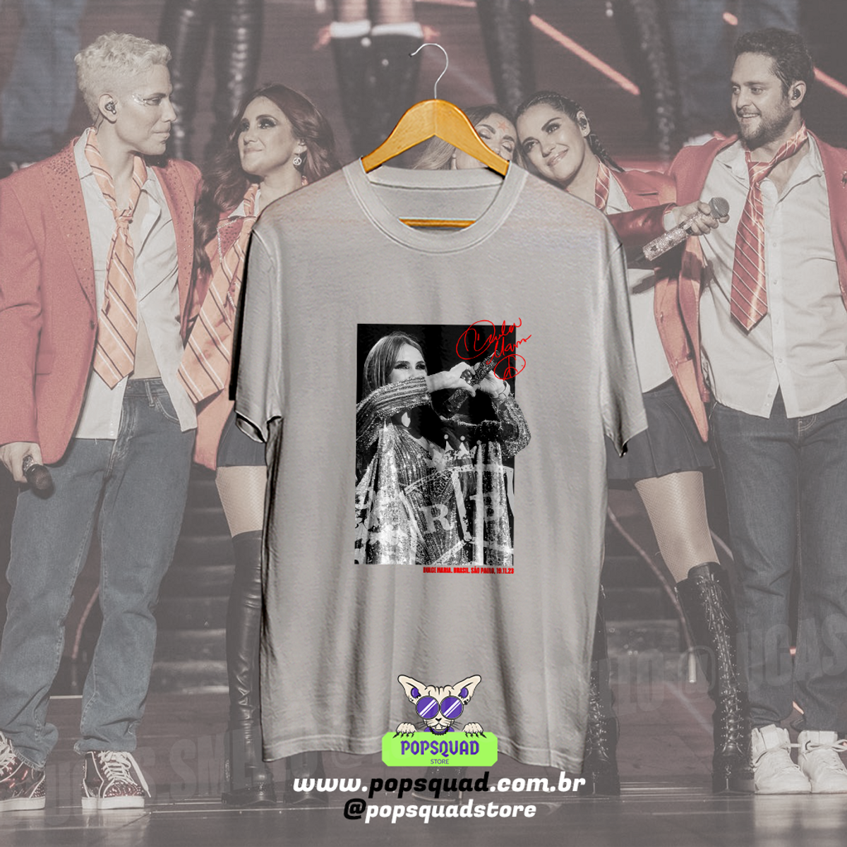 Nome do produto: Camiseta Dulce Maria São Paulo (RBD)
