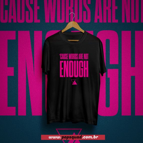 Camiseta Sandy e Junior Words Are Not Enough