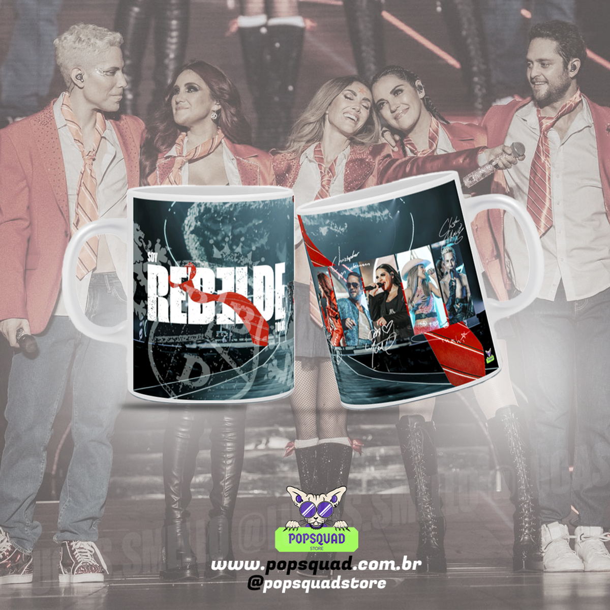 Nome do produto: Caneca Soy Rebelde Tour (RBD)