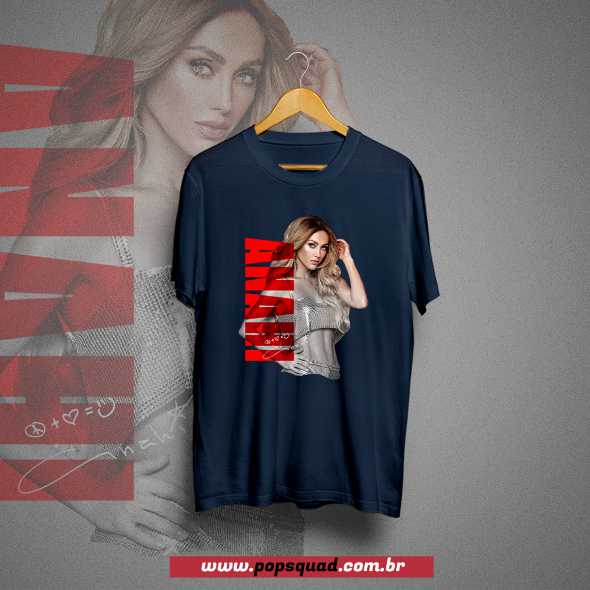 Nome do produto: Camiseta RBD Anahi 24