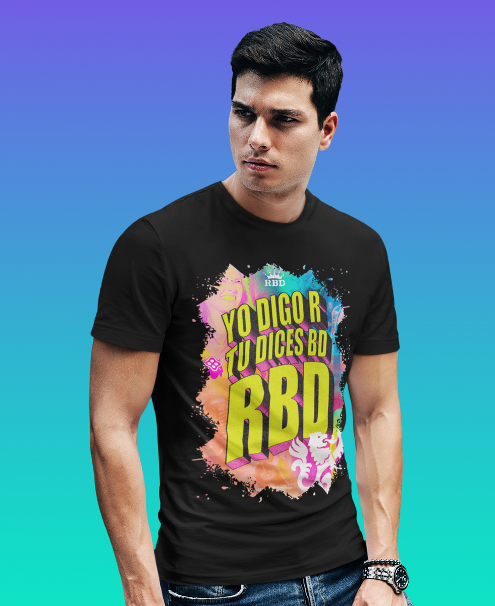 Nome do produto: Camiseta RBD - Yo Digo R Tú Dices BD RBD 2