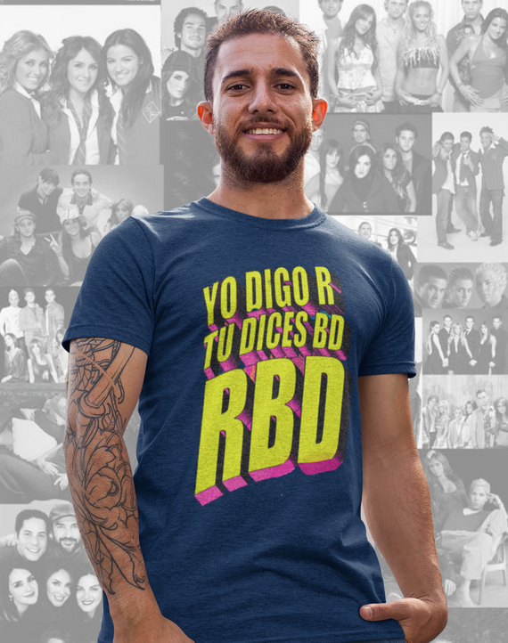 Camiseta Yo Digo R Tú Dices BD RBD