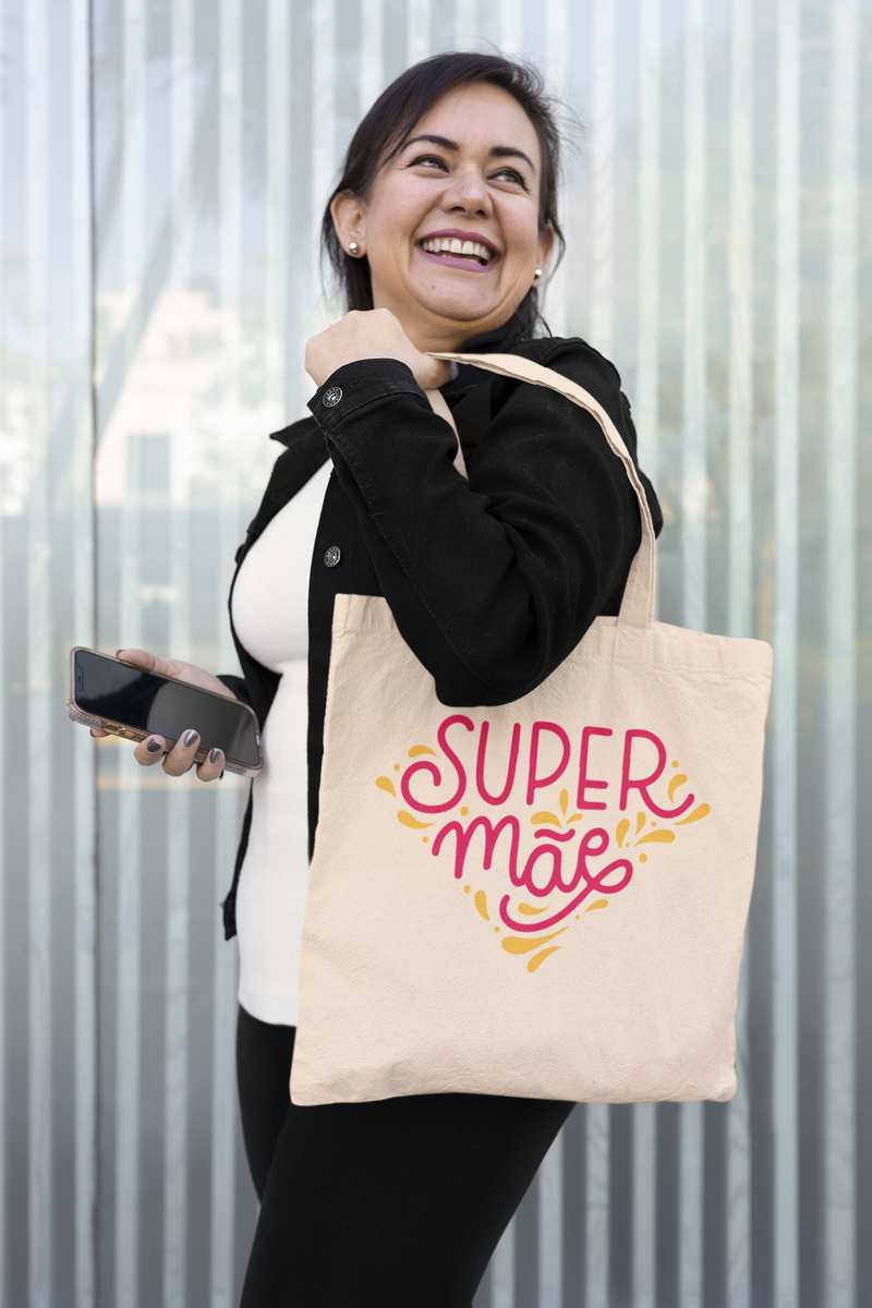 Nome do produto: Eco Bag dia das Mães - Super Mãe