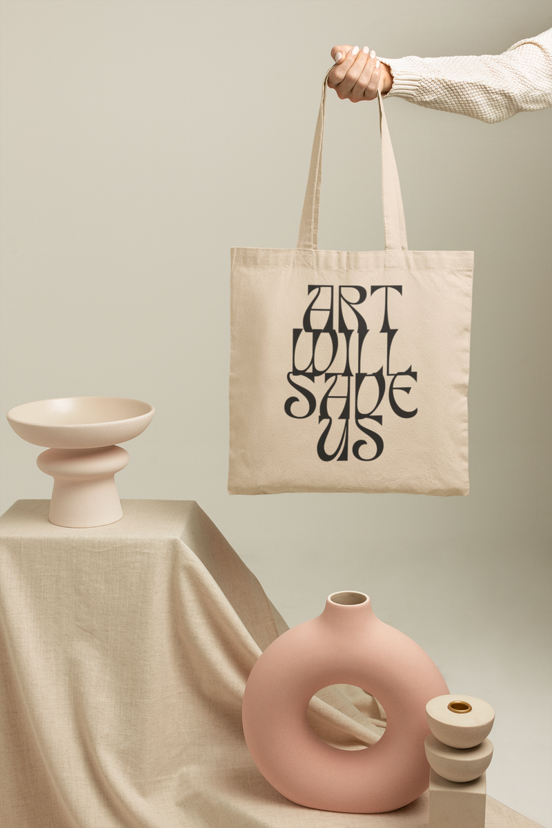 Nome do produto: Bolsa Eco Bag Art Will Save Us