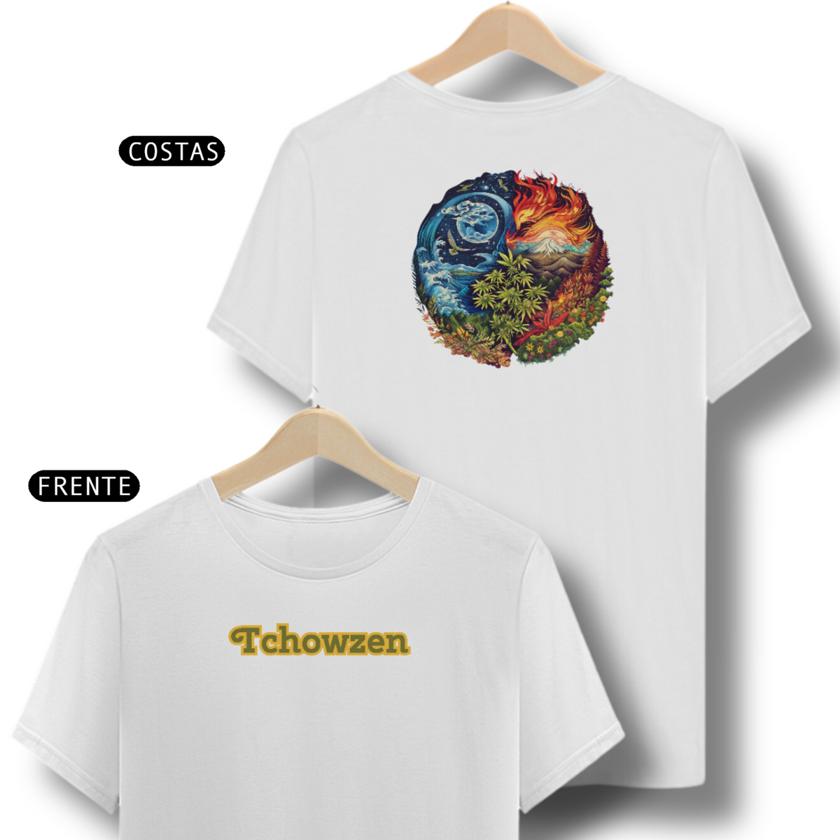 Nome do produto: Camiseta Harmonia Elemental