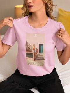 Camiseta Feminina Baby Look - Rosa