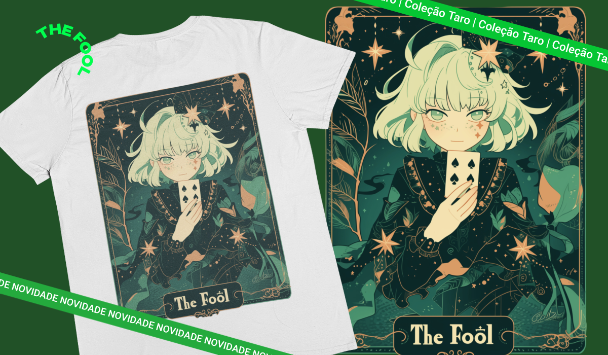 Nome do produto: Camiseta Coleção Tarô - The Fool