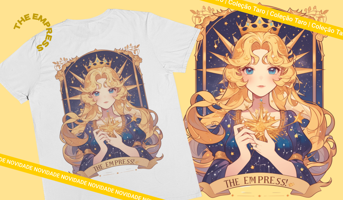 Nome do produto: Camiseta Coleção Tarô - The Empress
