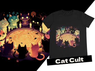 Camiseta - Culto de Gatos