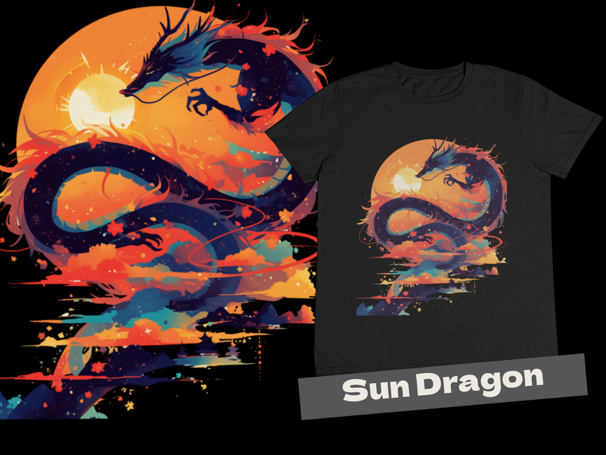 Nome do produto: Camiseta - Sun Dragon
